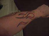 flames tattoo