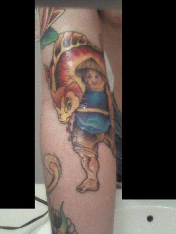 lucky fisherman tattoo