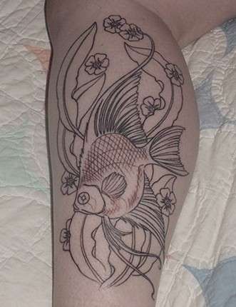 Angelfish tattoo