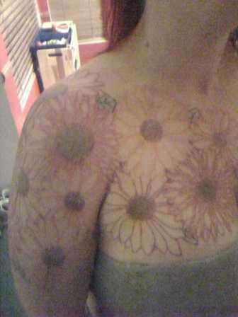 Sleeve of Flowers 3 tattoo