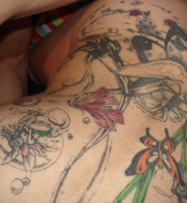 on my knees again tattoo