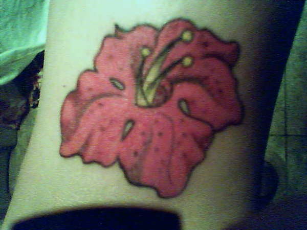 Hibiscus tattoo