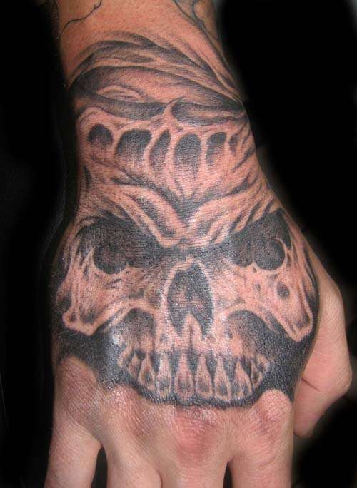 Skully tattoo