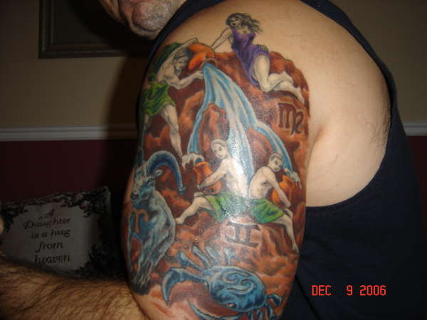 family zodiacs tattoo