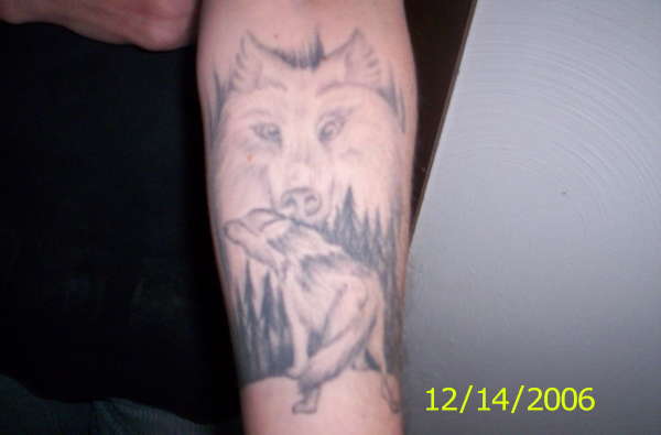 wolves tattoo