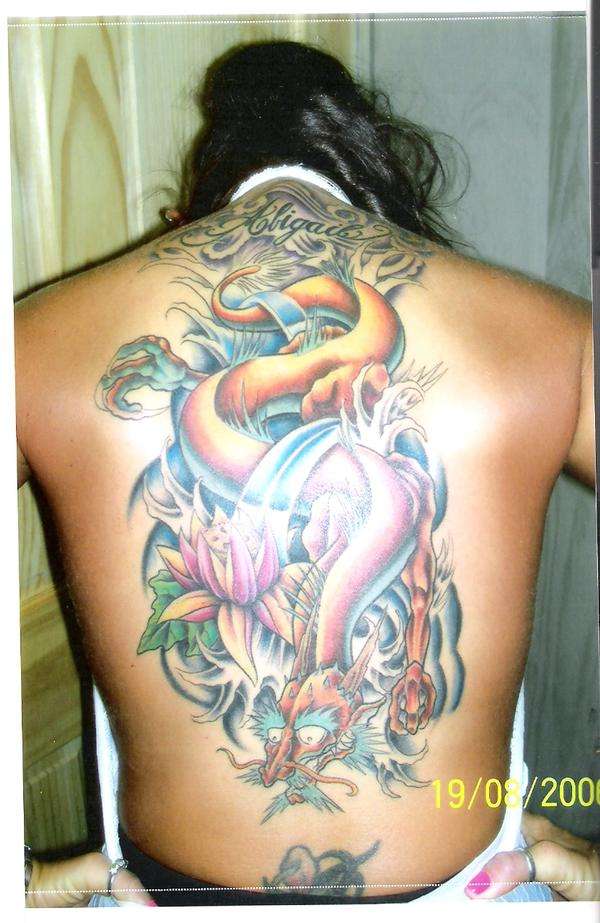 my back tattoo