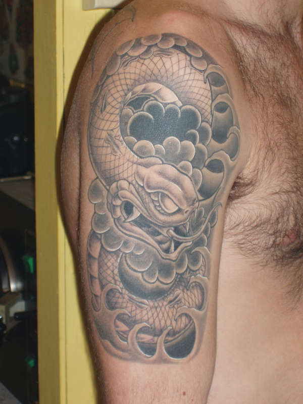 b&g snake tattoo
