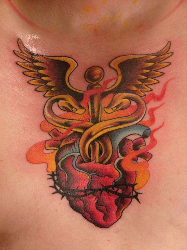 sacred heart tattoo