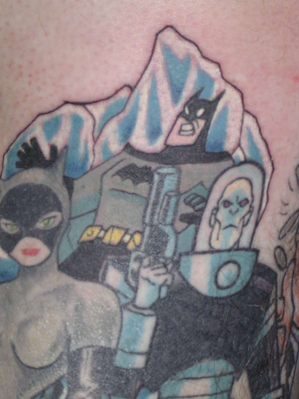 Batman Frozen tattoo
