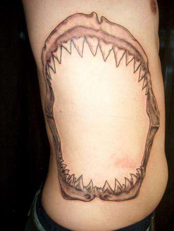 Sharks Jaw tattoo