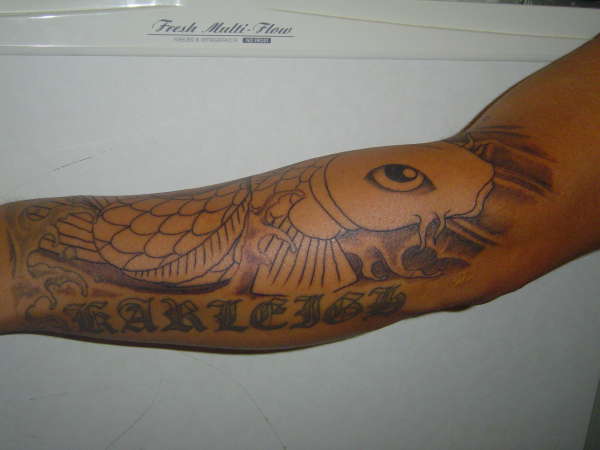 koi outline 1 tattoo