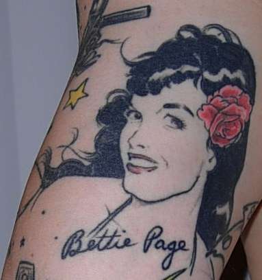 bettie page tattoo