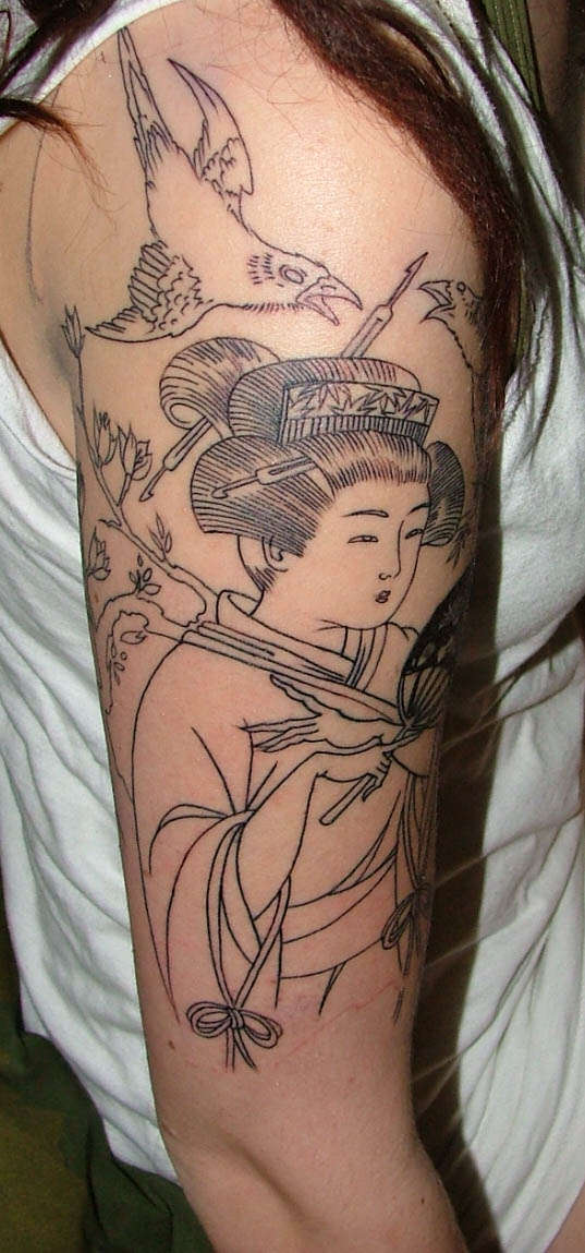 geisha tattoo