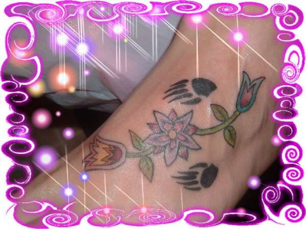 Ojibwe Floral tattoo