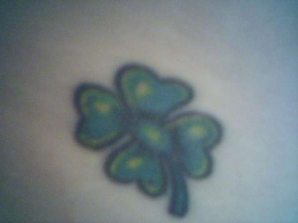 tattoo1 four leaf clover tattoo