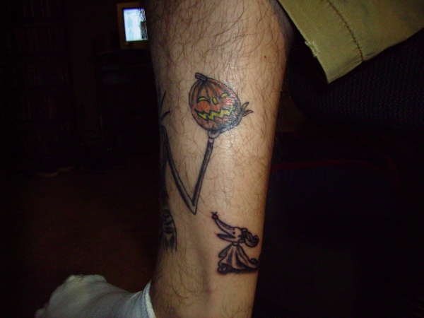 NIghtmare Berfore Christmas Zero tattoo