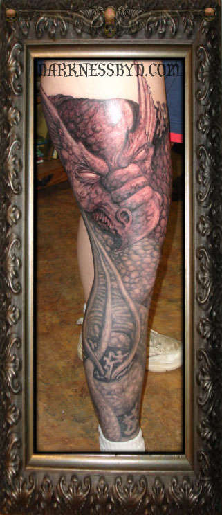 dragon darkness tattoo