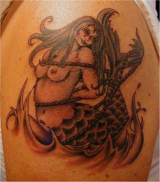 Bound Mermaid tattoo