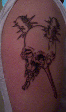 Damage Inc - Right Arm tattoo