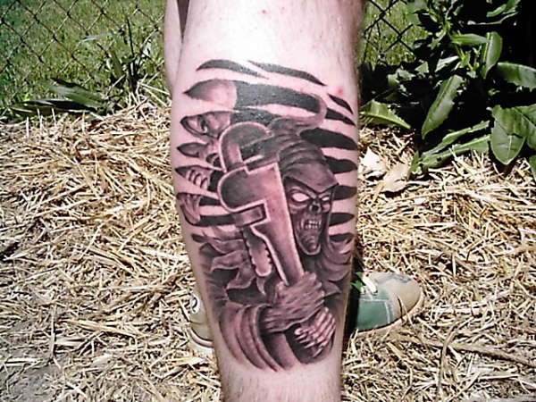 Jay's Leg tattoo