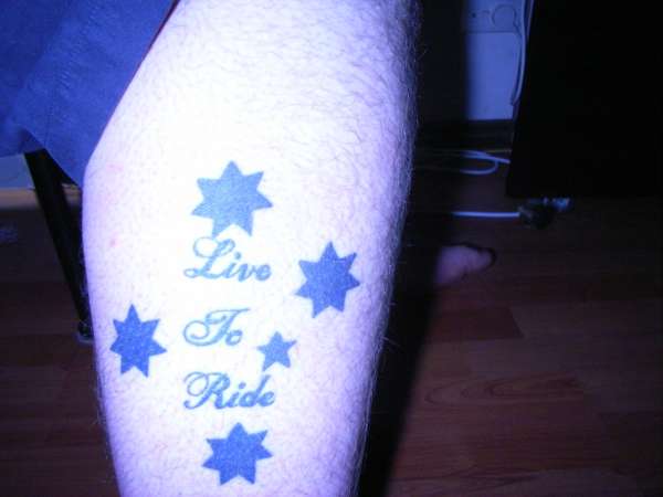 Live to ride tattoo