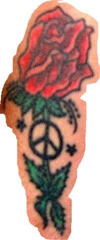 Peace Rose tattoo