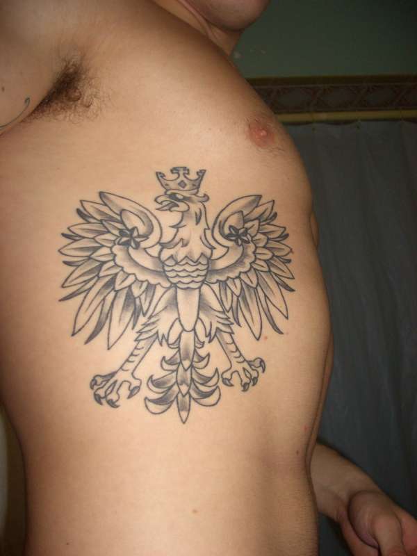 Polish Eagle tattoo.