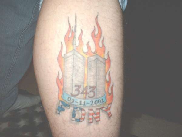 My 9-11 WTC Tribute tattoo