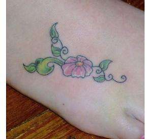 some girls foot tat tattoo