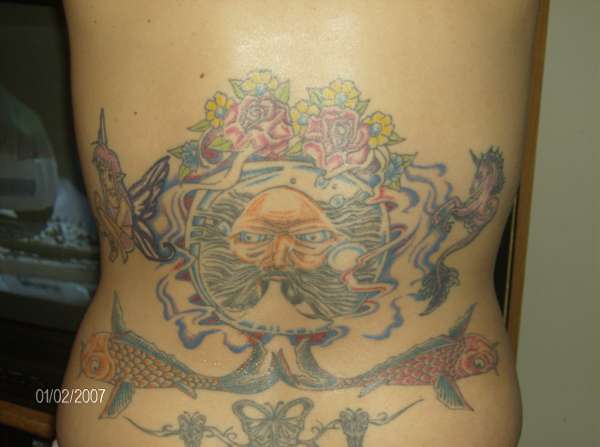 A work in progress tattoo