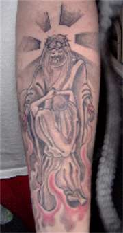 jesus tattoo