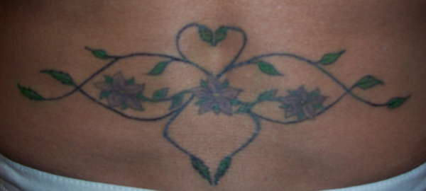 Flowers/Ivy tattoo