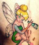 Tink with an attitude tattoo