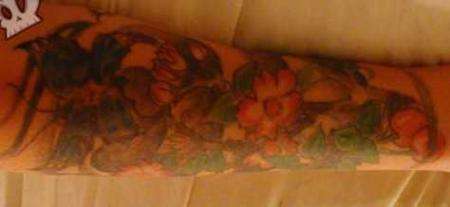 right forearm tattoo
