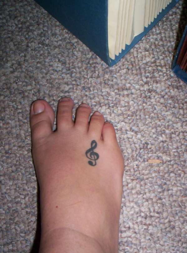 My little music tat.... tattoo