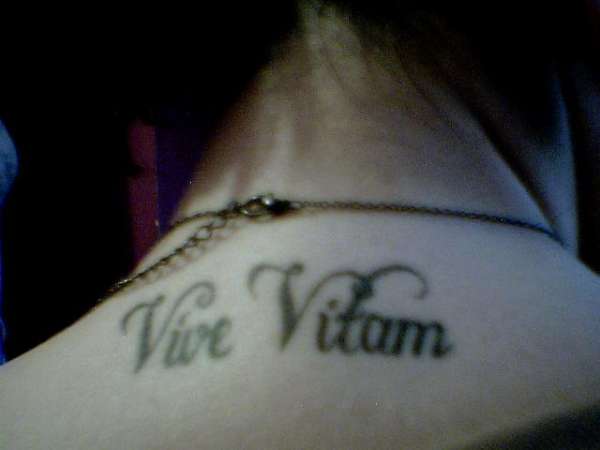 Vive Vitam tattoo