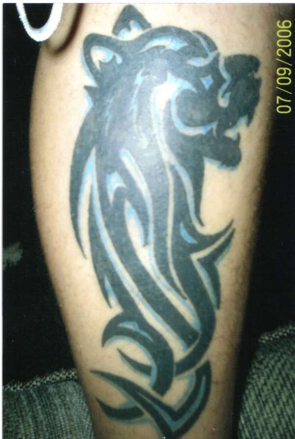 side of my leg tattoo