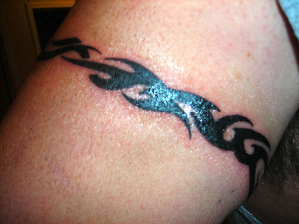 tribal armband tattoo