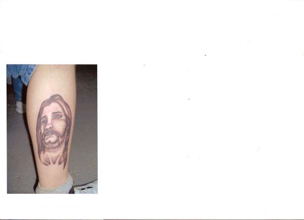 Jesus Face tattoo