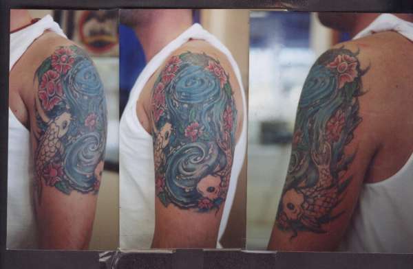 "cover-up Koi" done by Geo.Gill tattoo