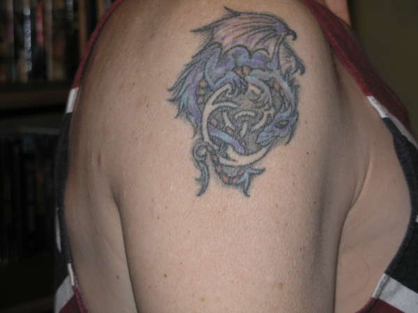 Old Dragon Tattoo (soon to be gone) tattoo