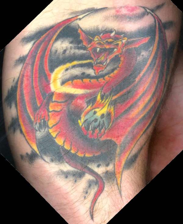 Bowling Dragon tattoo