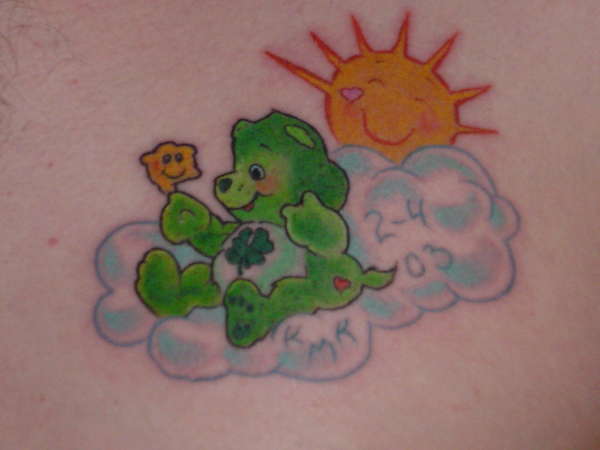 Good Luck Bear Tattoo tattoo