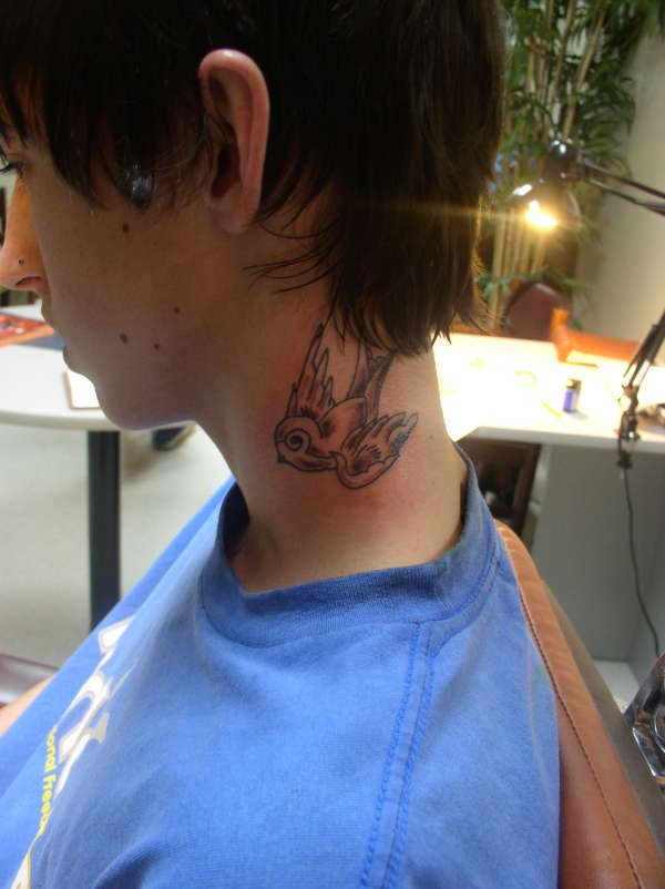 neck tattoo