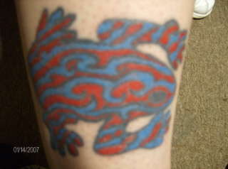 frog tattoo