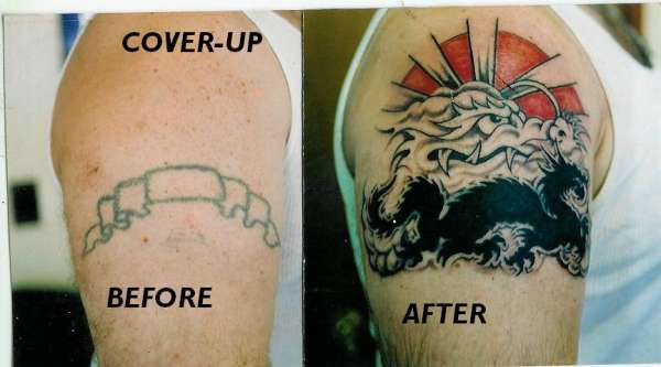 DRAGON COVER-UP tattoo
