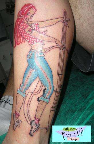 Jennyffer - My Bass Player tattoo