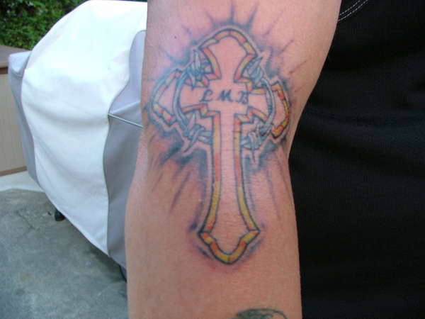 Cross tattoo