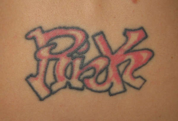 Pink tattoo