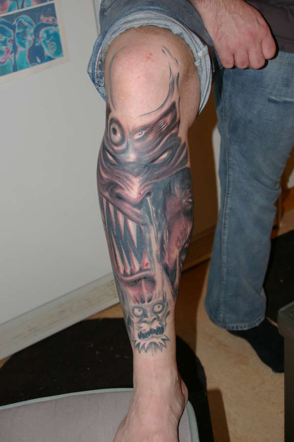 a part of my leg tattoo